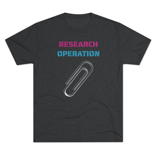 "OPERATION PAPERCLIP" Tri-Blend Crew Tee